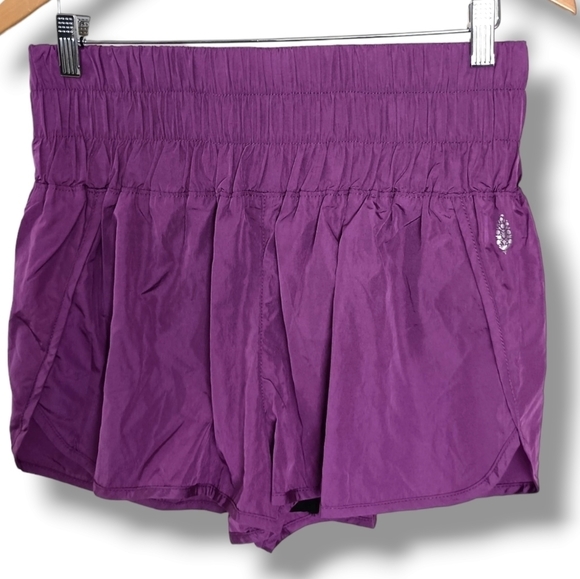 NEW Free People Movement The Way Home Shorts in purple  💜 - Picture 5 of 9